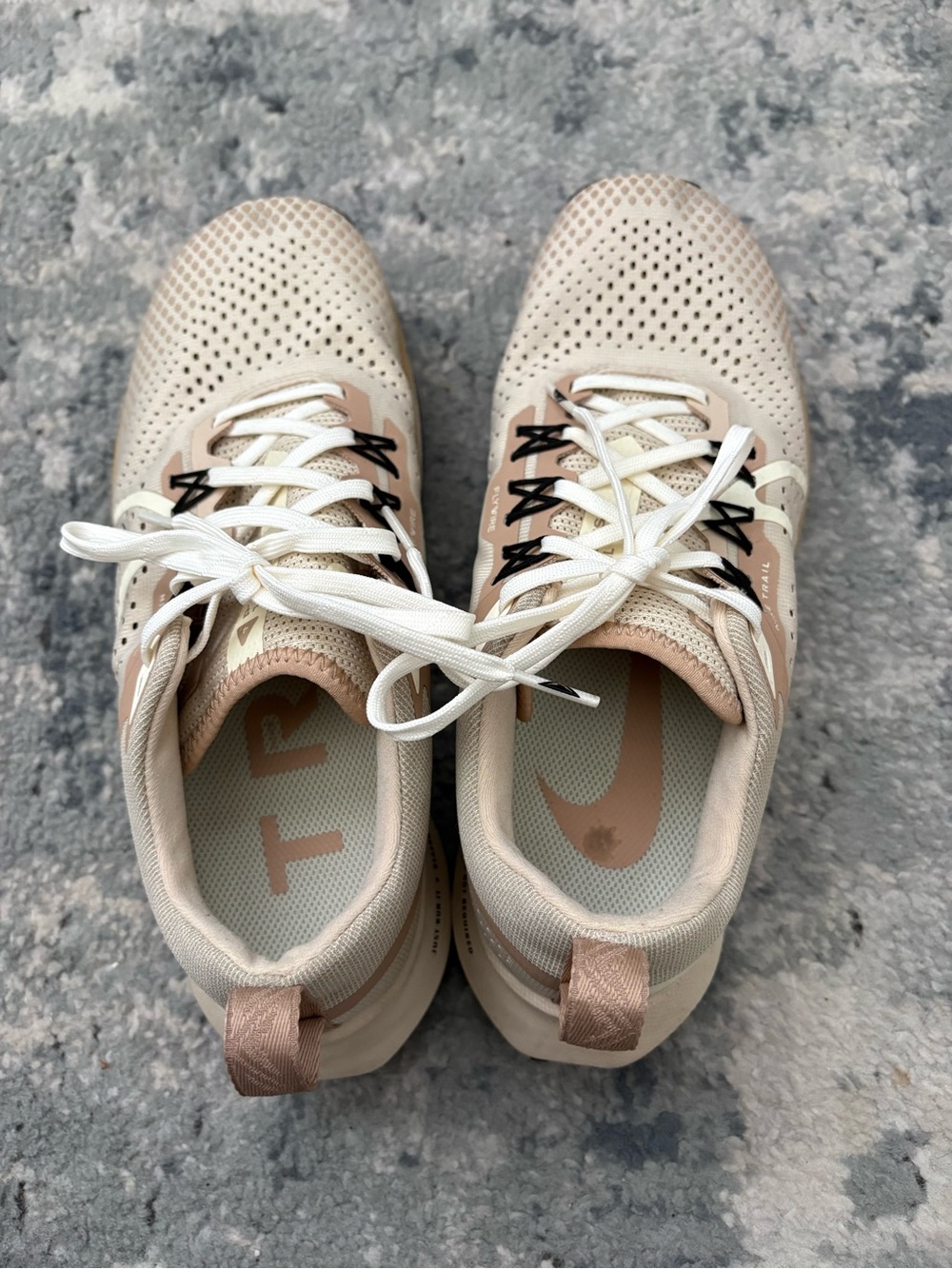 Nike React Pegasus Trail 4 Running Sneakers, Women’s 7.5 in Sanddrift - Picture 7 of 11
